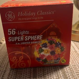GE HOLIDAY CLASSICS Super Sphere-56 Lights, Christmas light
